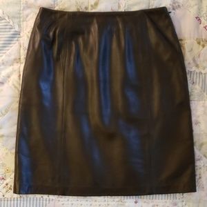 ALFANI Leather Skirt